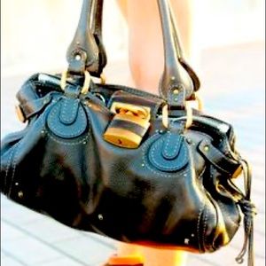 Forest green Chloe Paddington bag